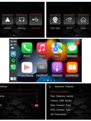 Landrover Carplay MMi internal menu apple carplay