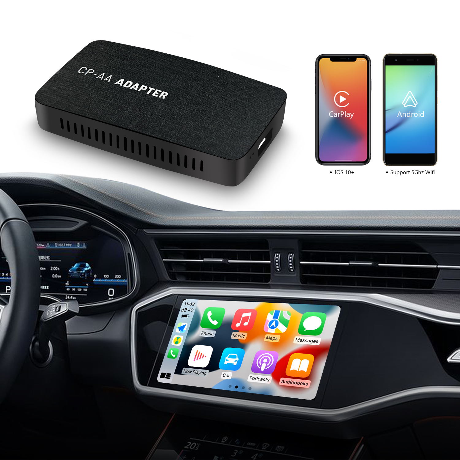 AutoBox Wireless CarPlay Adapter MINI Carplay  Music