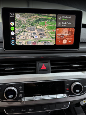 Apple CarPlay ir Android Auto integracija Audi MMI Mib1 / Mib 2 / Mib 2 High A3 A4 A5 A6 A7 Q2 Q5 Q7