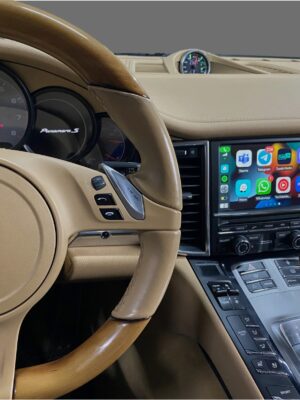 Porsche PCM 3.0/3.1 Apple Carplay Android Auto integracija su optine garso jungtimi