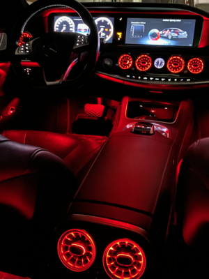 Mercedes s class w222 ambeitn airvents + rear red