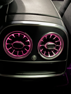 Mercedes s class w222 ambient airvens only back purple