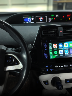 Toyota Prius C Prius V Apple Carplay Android Auto integration 2016-2019