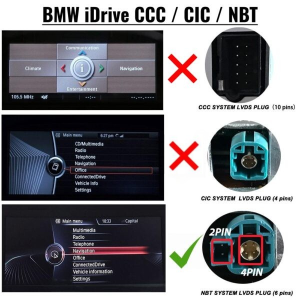 BMW CCC, CIC and NBT multimedia system menu comparison