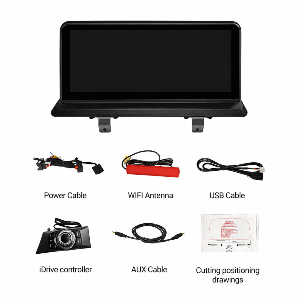 All-black automotive screen kit overview