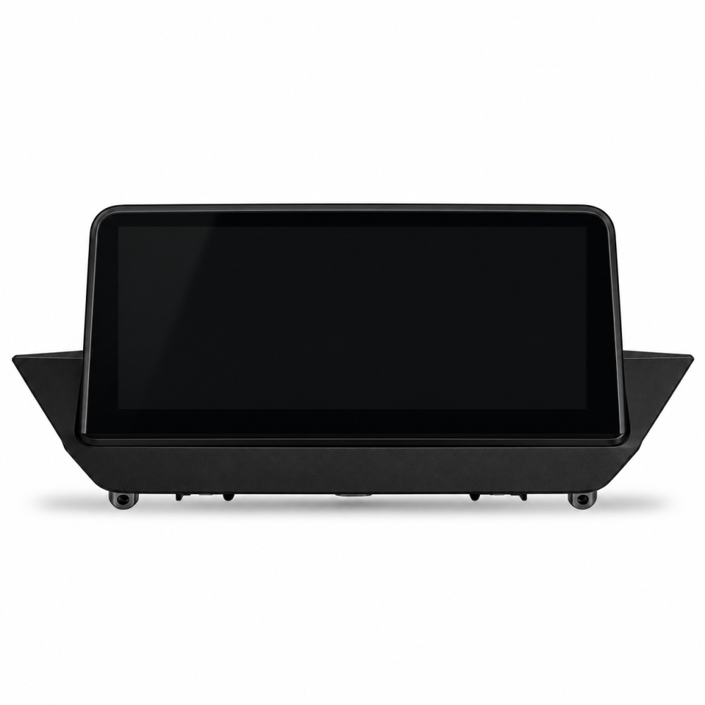 All-black front-facing multimedia display