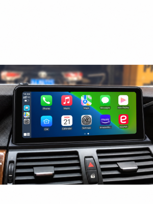 BMW screen with modern black bezel
