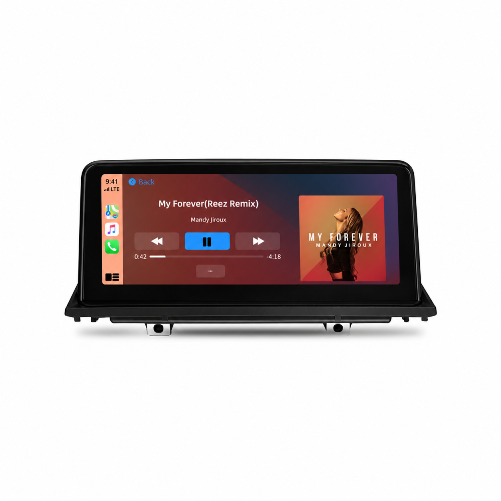 Black-Bezel CarPlay Screen with Mount