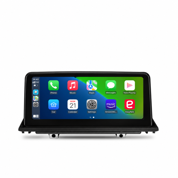 BMW X5, X6 E70 E71 Apple Carplay Android Auto HD liečiamas ekranas