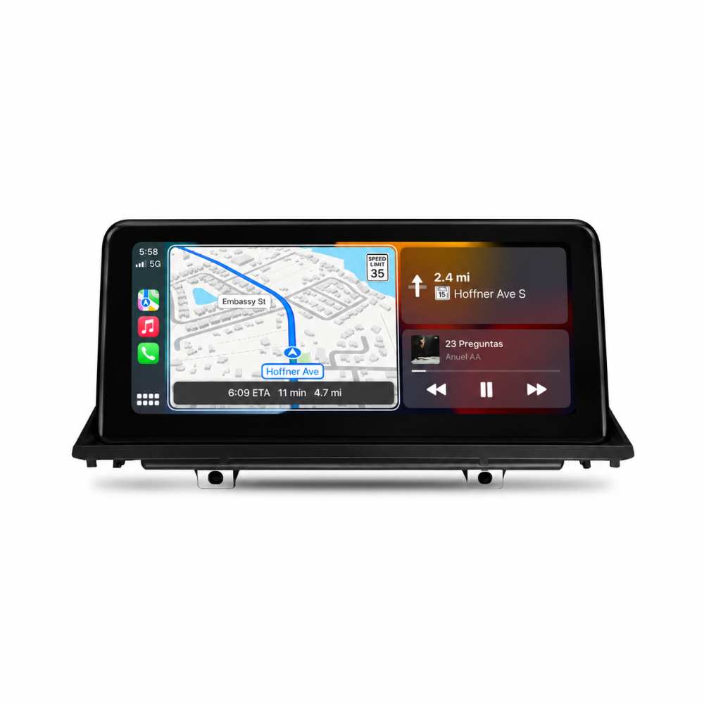 Glossy Black CarPlay Screen with Mount