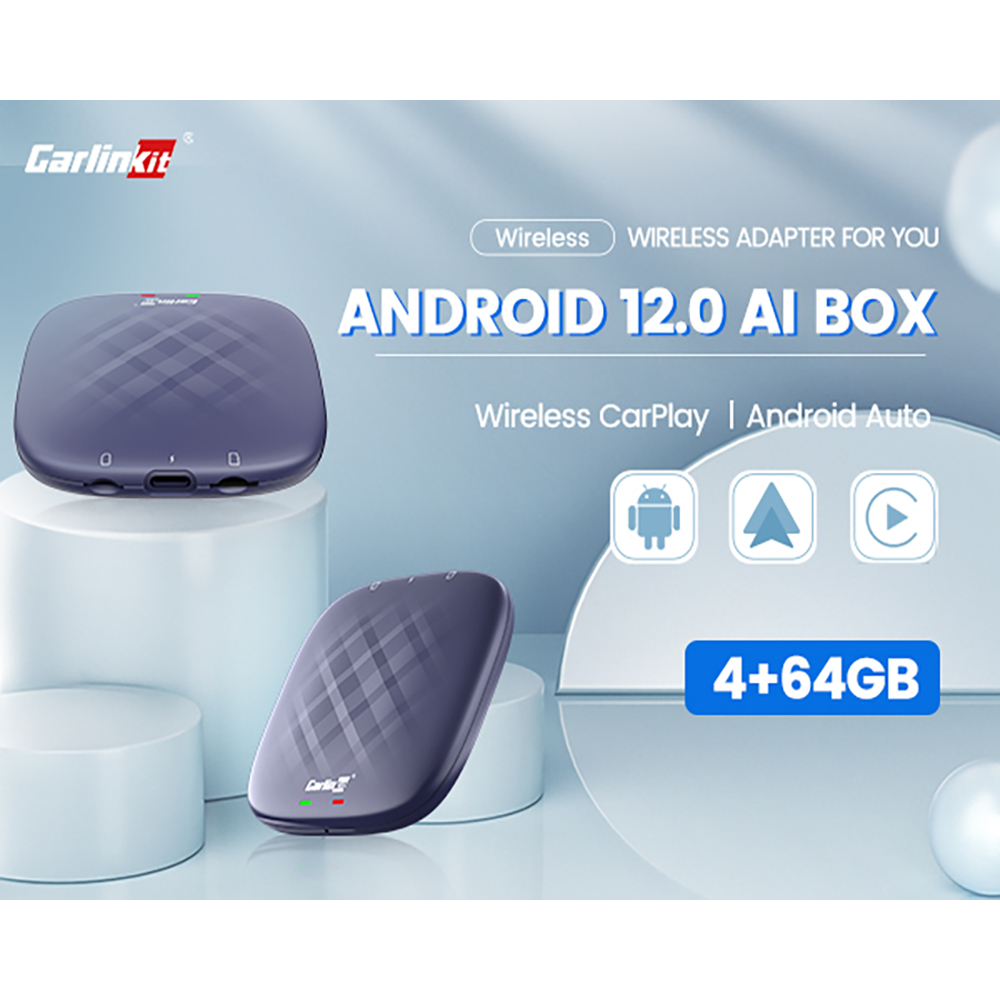 Carlinkit CarPlay Ai Box Android 12.0, 8128G Adapter India