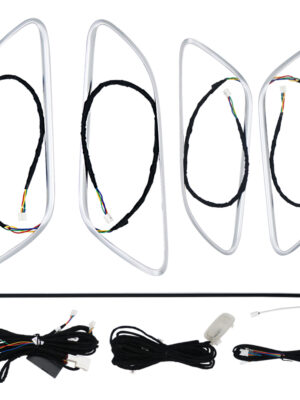 Mercedes A CLA Class W117 W176 salono LED Ambient apšvietimas 12 spalvų komplektas