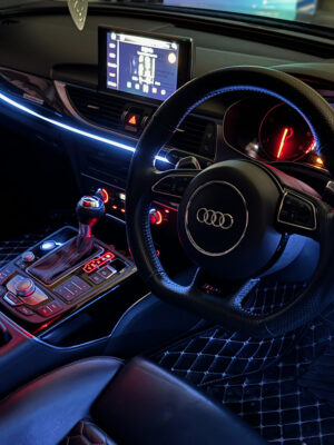 Audi a6 c7 universal ambient light blue