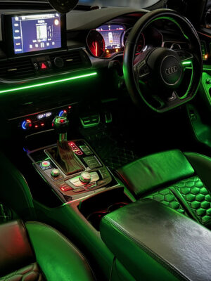 Audi a6 c7 universal ambient light green