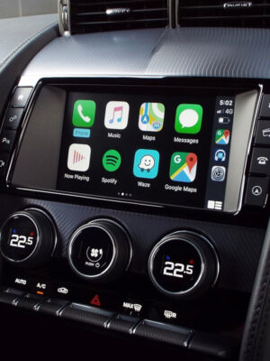 Jaguar XE XF F-Type F-Pace Apple Carplay Android Auto module integration