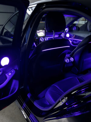 C class W205 back seat ambient lights upgrade