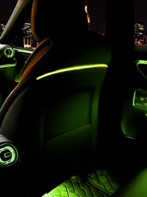 LED AMBIENT W206 Back Seat Green