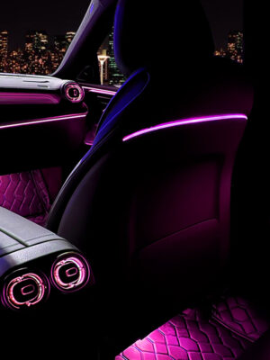 LED AMBIENT W206 Back Seat Pink