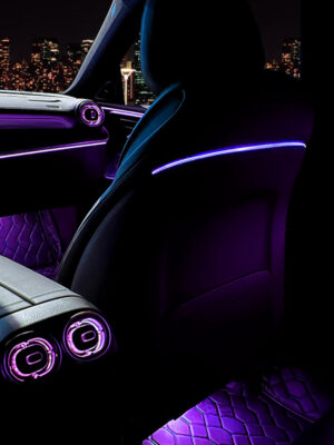 LED AMBIENT W206 Back Seat Violet