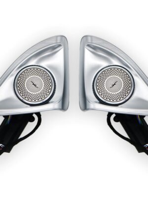 mercedes w206 rotating tweeter speakers from close up