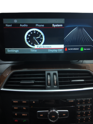 Mercedes Carplay multimedija screen original menu
