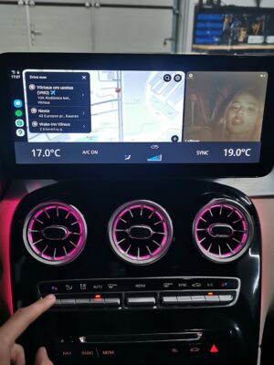 android auto screen glc