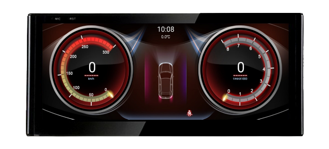 Innovative speedometer display