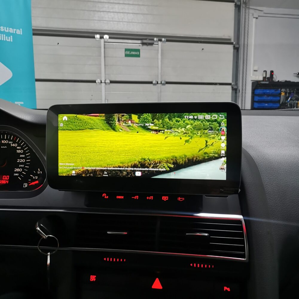 tiktok audi ekranas