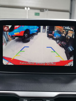 Mazda 3 camera view on original screen
