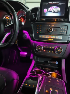 Mercedes Led Ambient Original Color Conversion 3 to 12 E Class W212 GLE W166 GLS X166 GLE Coupe W292 CLS W218
