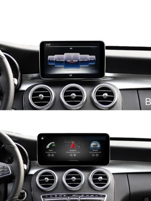 mercedes multimedia screen before after