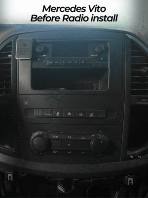 Mercedes Vito before head radio install