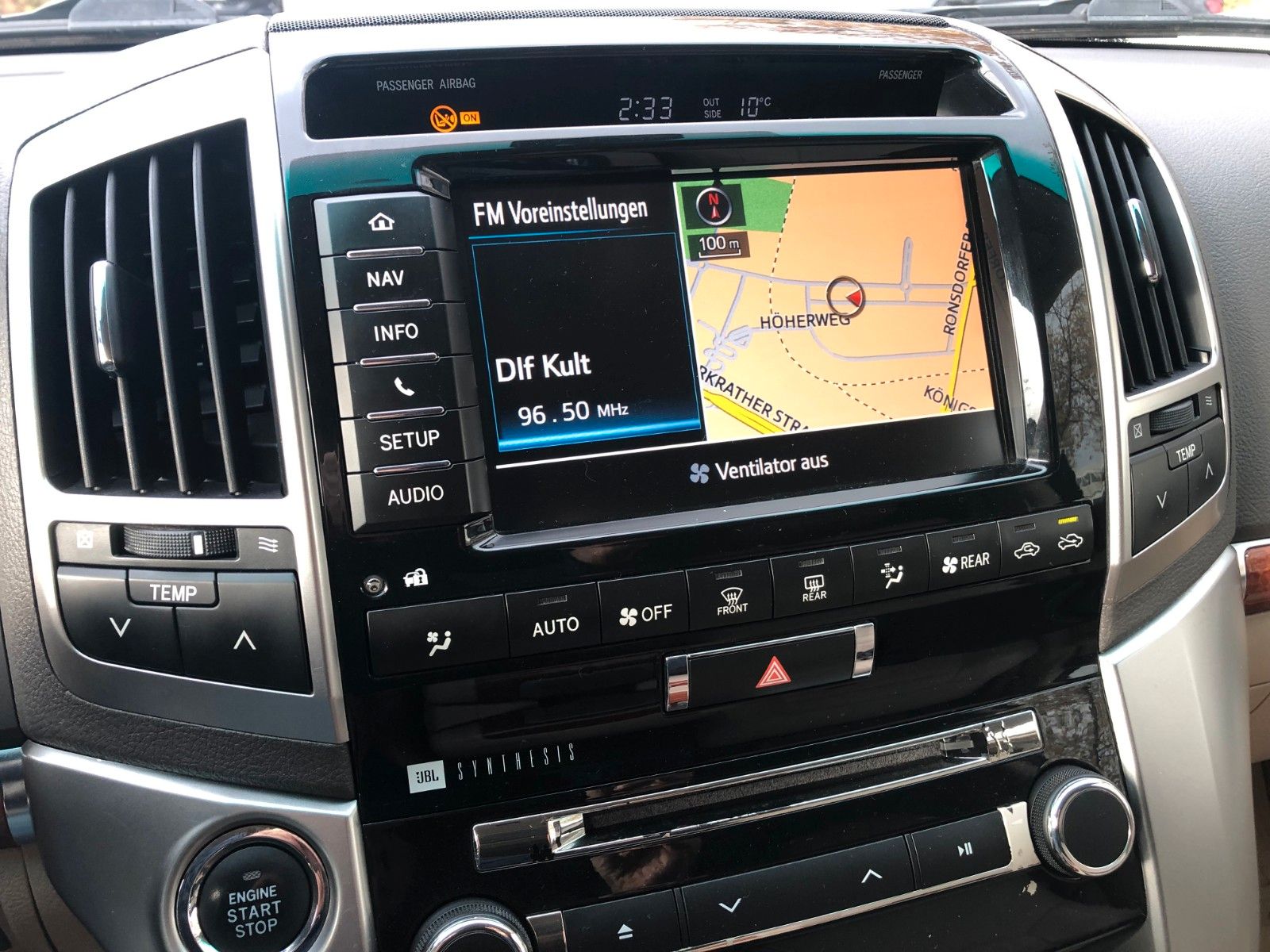 Compatible Toyota Land Cruiser LC200 2012–2015 original multimedia system