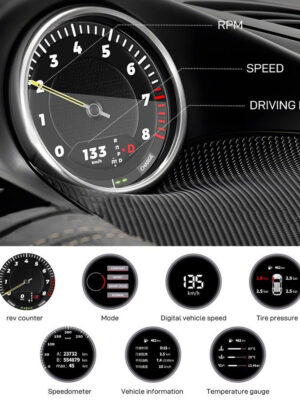 Porsche macan panamera cayenne lcd stopwatch (2)