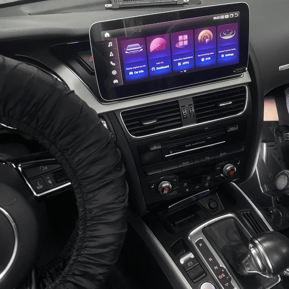 Audi automobilis su didesniu multimedijos ekranu