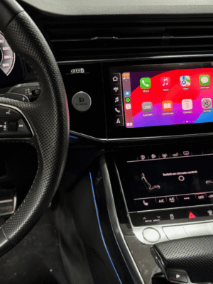 Audi automobilyje aktyvuotas Carplay meniu