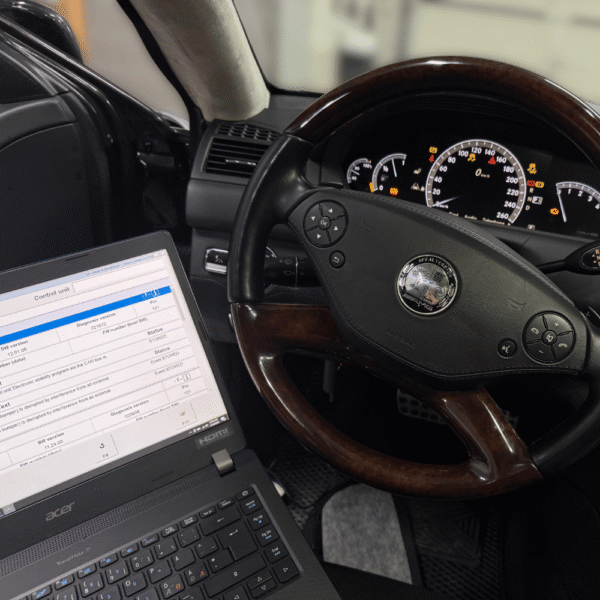 Mercedes AMG Menu aktyvacija prietaisų skydelyje 2003-2023