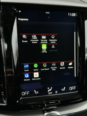 Volvo Apple Carplay Android Auto aktyvacija 2017- 2024 XC60 XC90 S60 S90 V60 V90 XC40 V40