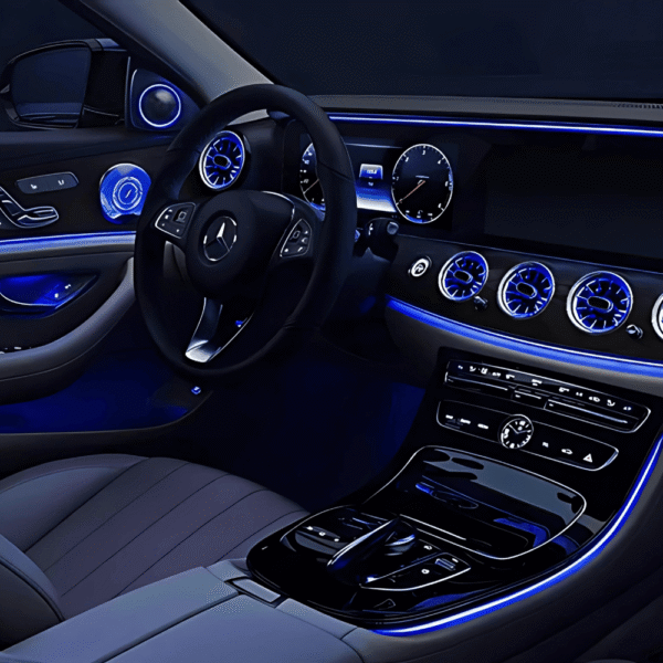 Mercedes 64 Spalvų Ambient Apšvietimo Rinkinys W213 2017+ NTG 5.5