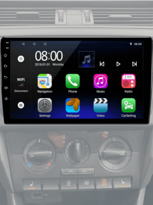 Skoda Rapid Android Multimedija Liečiamas ekranas 8+128GB