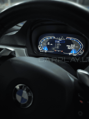 BMW e90 skaitmeninis prietaisų skydelis temų pasirinkimas