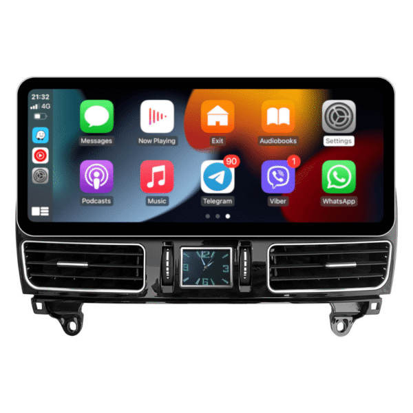 Mercedes ML GL GLE GLS W166 X166 Android Auto Apple Carplay Liečiamas Ekranas 12.3" NTG 4.5 5.0 2011-2018