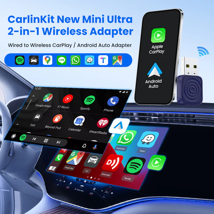 Mini Ultra Wireless Carplay & Android Auto Adapter - Image 4