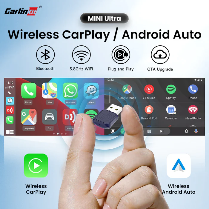 Mini Ultra Wireless Carplay & Android Auto Adapter - Image 6