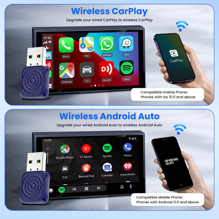 Mini Ultra Wireless Carplay & Android Auto Adapter - Image 7