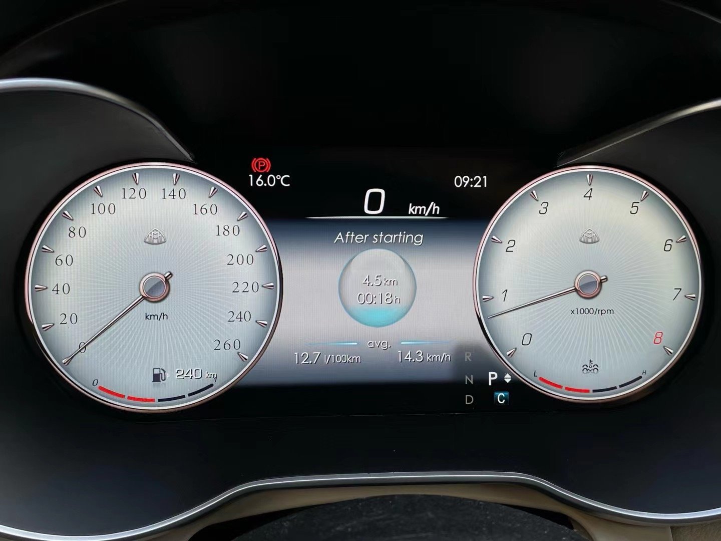 Mercedes Benz C W205 GLC X253 Full LED Skaitmeninis Prietaisų Skydelis Spidometras (2019-2021) - Image 2