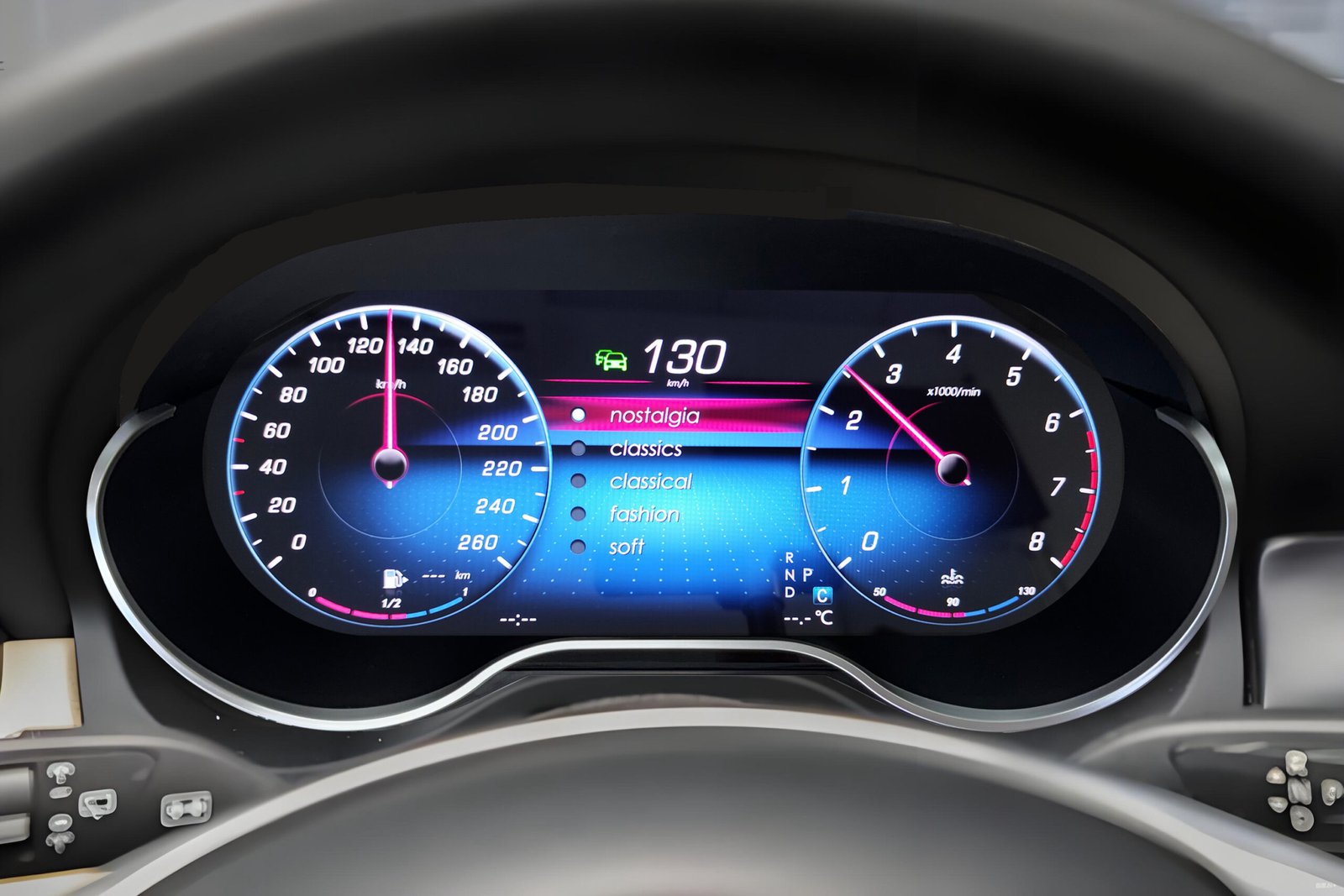 Mercedes GLA CLA X156 X117 Full LED Skaitmeninis Prietaisų Skydelis Spidometras (2013-2019) - Image 6