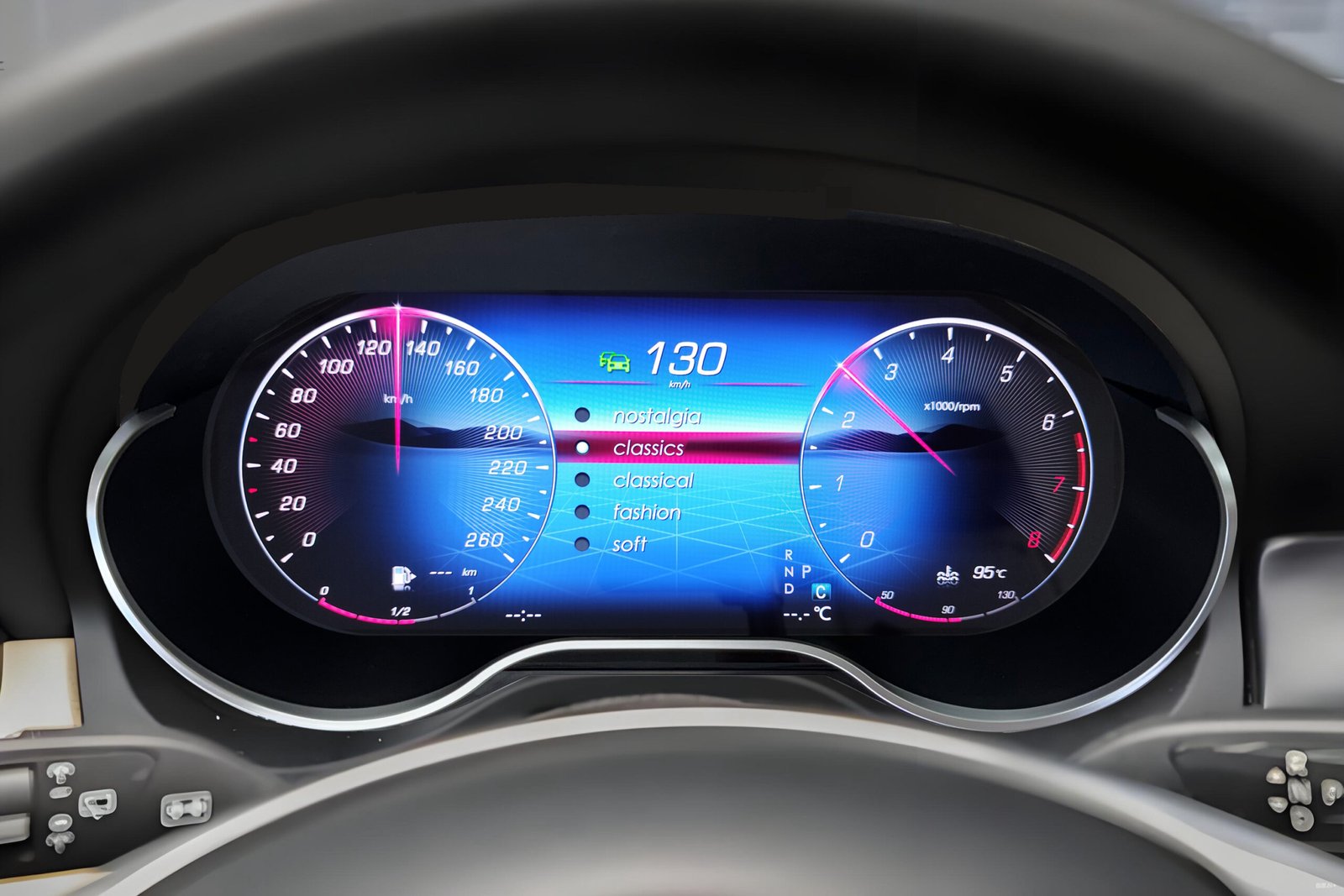 Mercedes GLA CLA X156 X117 Full LED Skaitmeninis Prietaisų Skydelis Spidometras (2013-2019) - Image 7