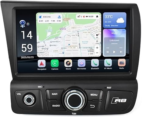 Audi R8 42 Android 13 multimedijos liečiamas ekranas 8 colių (2006-2015)