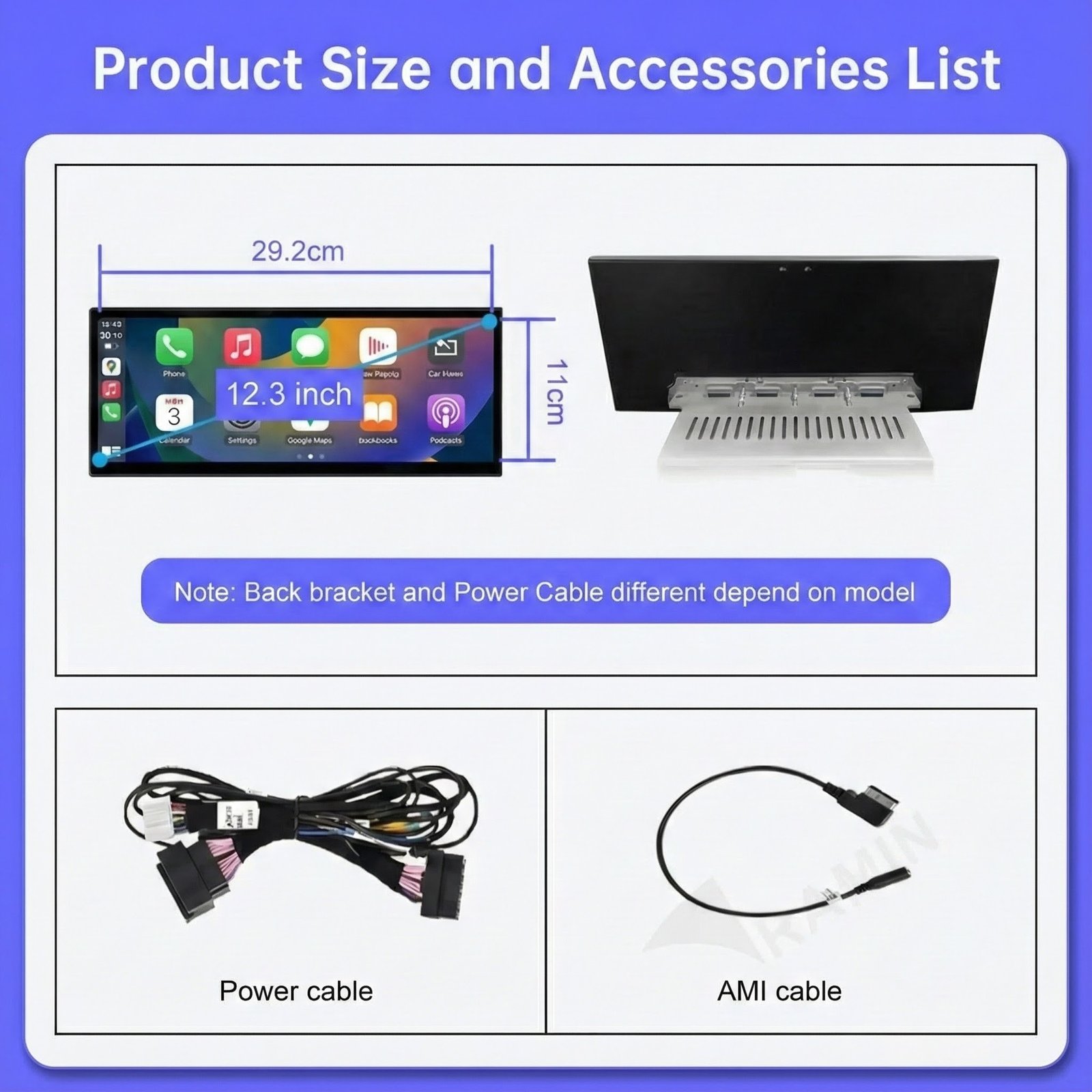 Audi A4 S4 A5 S5 Carplay Android Auto liečiamas ekranas 12,3/10,25″ MIB2 (2016-2019) - Image 8